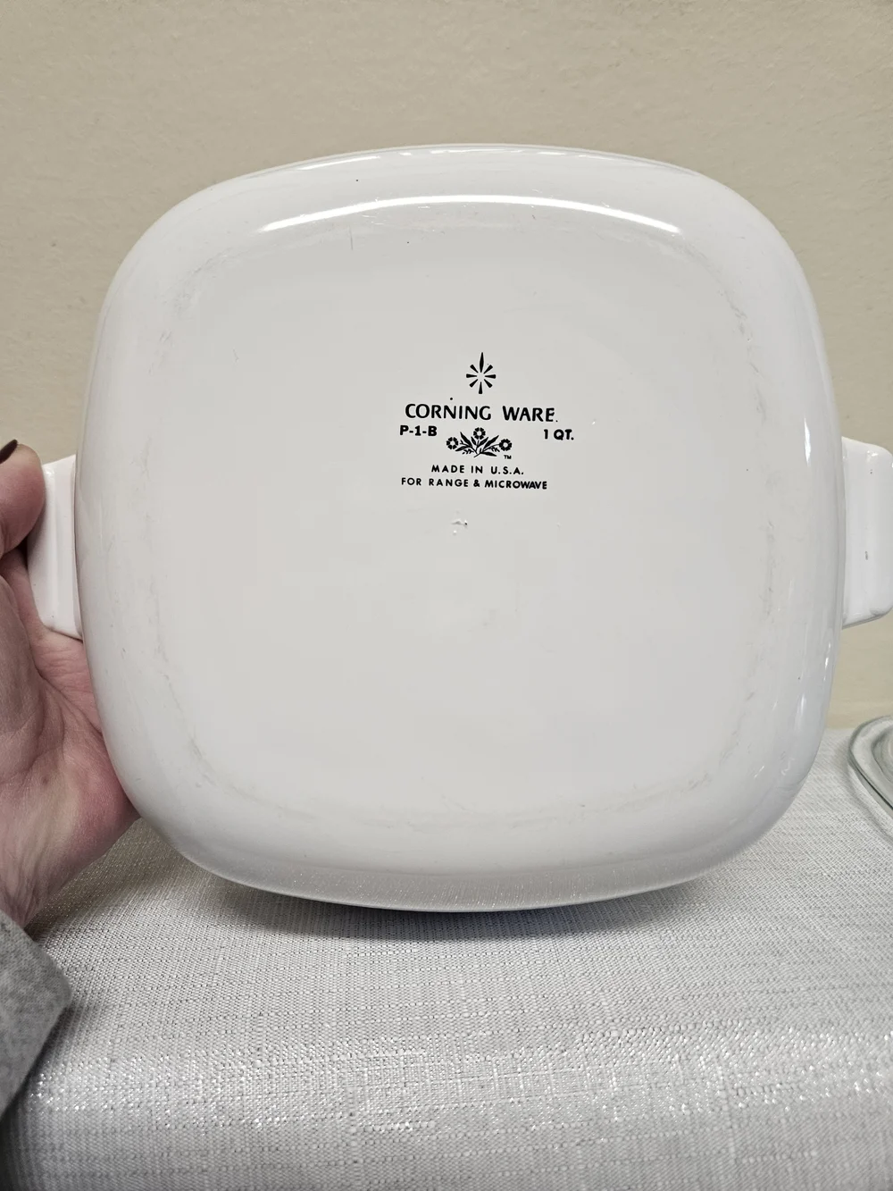 CorningWare Blue Cornflower Casserole Dish with Lid